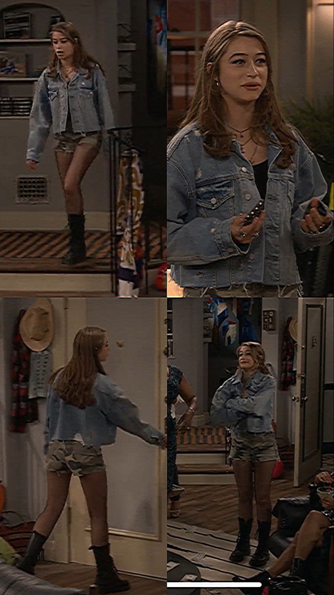 All Denim 90s Outfit, 90s Movie Fashion Outfits, 1997 Outfit Ideas, Cute Outfits For Movies, Cropped Cami Outfit, Cool 90s Outfits, 90's Fashion Trends, Early 90s Fashion Women, Outfits Inspired By 80s Movies