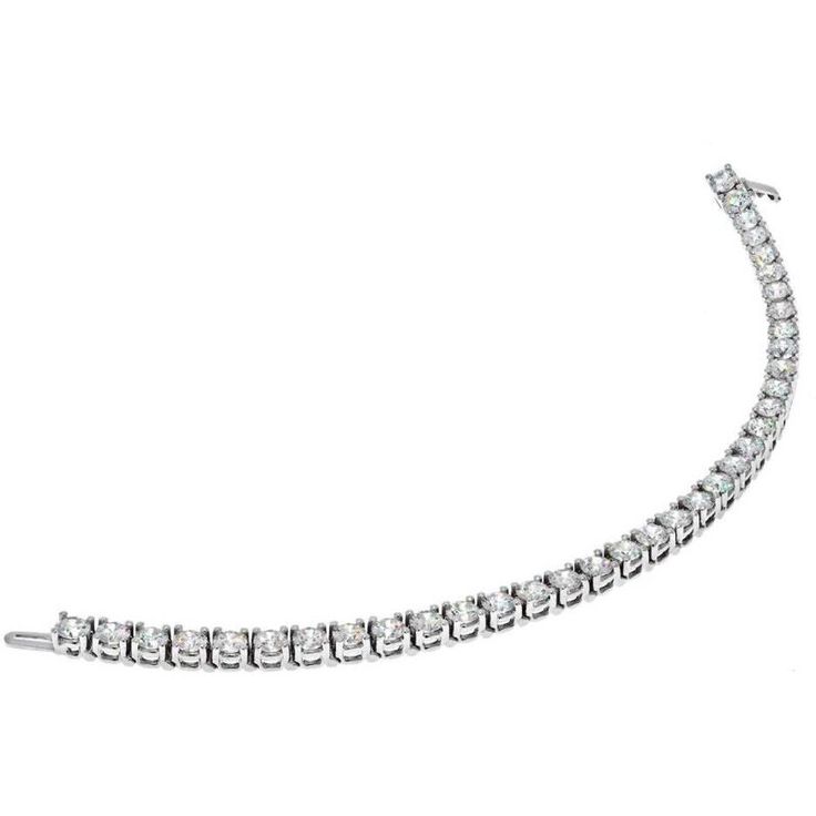 Sparkle and elegance come together in our mesmerizing 11.51 Carat 14K White Gold Round Cut Tennis Bracelet. This exquisite piece is the epitome of timeless beauty, making it a must-have for every jewelry aficionado. With a total carat weight of 11.51, this bracelet is adorned with round cut diamonds that captivate the eye with their remarkable brilliance.Crafted with utmost precision and attention to detail, this tennis bracelet showcases the finest craftsmanship. Each diamond, weighing 0.30 car Elegant Platinum Bracelets For Evening, Elegant Gold Diamond Bracelet With Polished Finish, Elegant Gold Bracelet With Diamond And Polished Finish, Elegant Polished Gold Bracelet, Elegant Gold Bracelet With Polished Finish, Elegant Gold Bracelet With Polished Finish For Formal Occasions, Classic Evening Platinum Bracelets, Classic Polished Diamond Bracelet For Formal Occasions, Classic Diamond Jubilee Bracelet For Evening