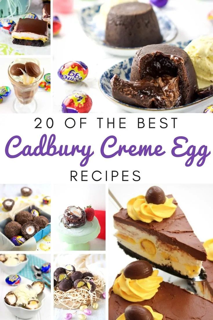 the best cadbury creme egg recipes and desserts for easter, spring or summer