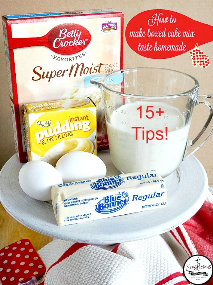 ingredients for baking on a cake stand