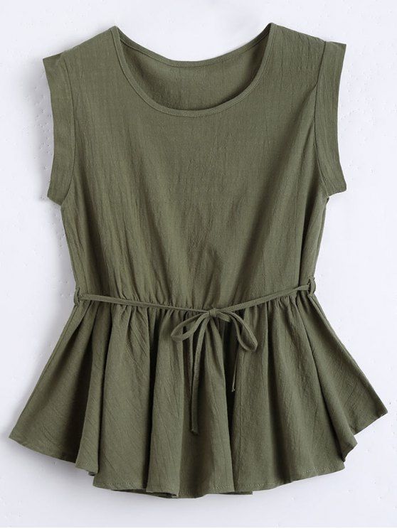 Áo Blu, Olive Green Top, Olive Top, Trendy Fashion Tops, Round Neck Top, Smock Top, Smocked Top, Crop Top Outfits, Green Top