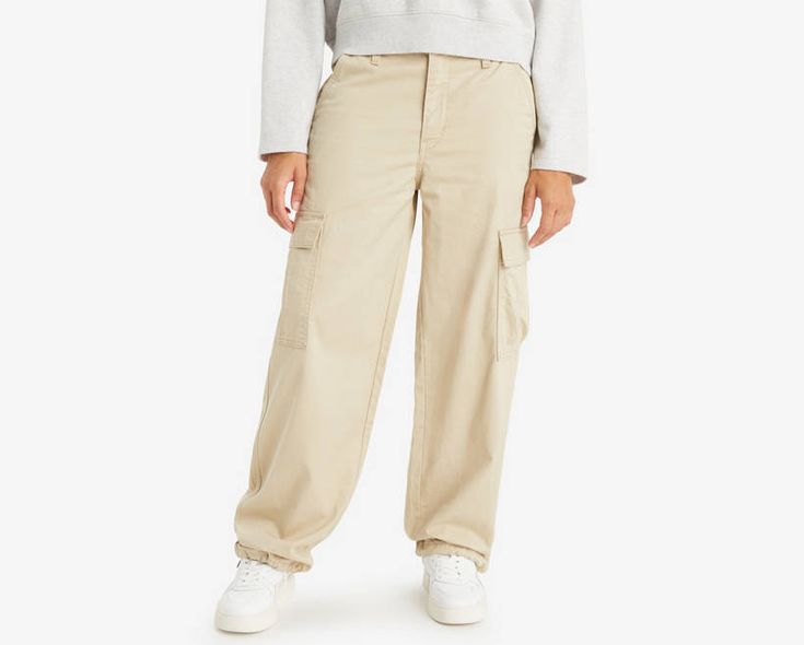 7.4 ounce Cargo pants never go out of style, especially when we put our spin on them. These '94 Baggy Cargo Pants are vintage-inspired with a mid-rise fit. They’re the epitome of effortless and cool, making them an easy yes. Cargo pants with a mid rise Vintage-inspired fit Finished with a straight leg Plenty of pockets for all of your essentials Fall Cargo Jeans With Relaxed Fit, Relaxed Fit Full Length Cargo Jeans For Fall, Fall Relaxed Fit Full Length Cargo Jeans, Fall Full-length Relaxed Fit Cargo Jeans, Mid-rise Relaxed Fit Cargo Pants For Fall, Fall Mid-rise Relaxed Fit Cargo Pants, Trendy Levi's Straight Leg Pants, Casual Fall Cargo Pants With Five Pockets, Trendy Cargo Pants For Elevated Casual Occasions