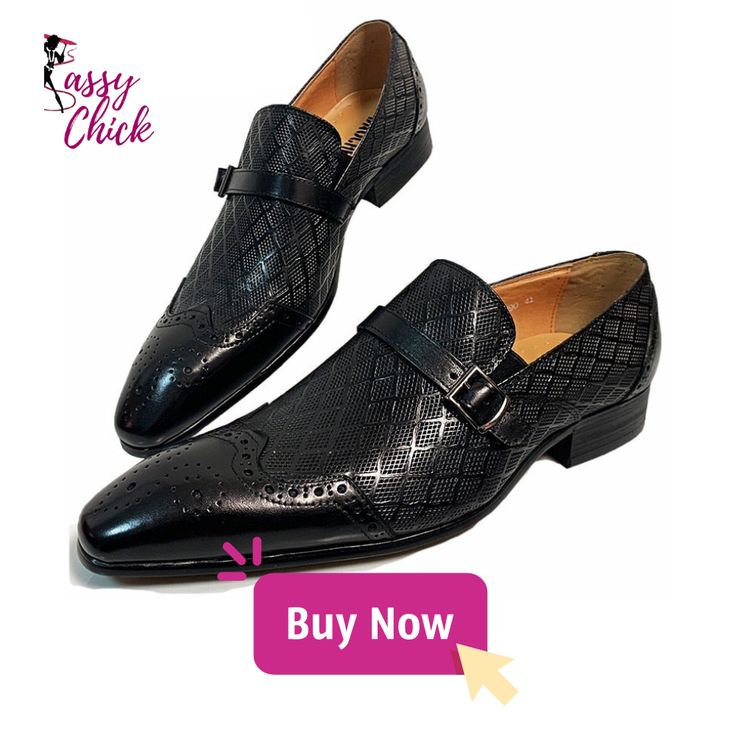 Genuine Leather Black Men's Shoes – the epitome of sophistication and quality craftsmanship. These shoes are more than just an accessory; they're a statement of refined taste and impeccable style. Crafted from genuine leather, these shoes boast a luxurious texture that exudes class and durability. Shoe Size: US Size 7-13 = EU Size 39-47 Lining-Genuine Leather Type: Cow Leather Lining Material: Genuine Leather Insole Material: Sheepskin Fit: Fits true to size, take your normal size Color: Black, Luxury Slip-on Leather Shoes For Business, Luxury Slip-on Dress Shoes For Semi-formal Occasions, Business Loafers With Pointed Toe, Elegant Leather Shoes With Pointed Toe For Business Meetings, Luxury Slip-on Oxfords For Business, Elegant Pointed Toe Leather Shoes For Business Meetings, Black Leather Monk Strap Shoes, Leather Monk Strap Shoes With Textured Sole For Business, Luxury Cap Toe Monk Strap Shoes For Office