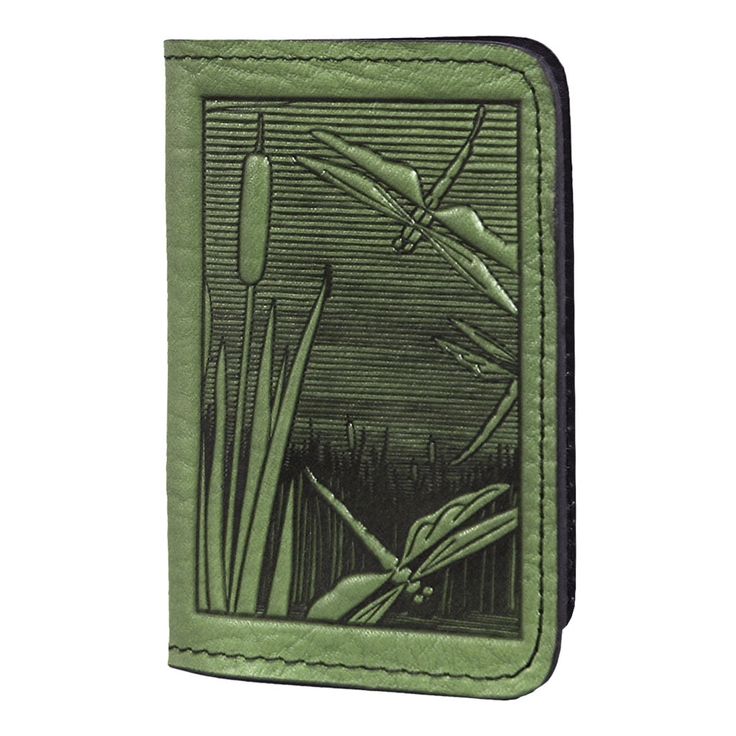 Dragonfly Pond Mini Wallet Green Rectangular Storage Cases, Daily Use Trifold Wallet With Interior Card Slots, Bifold Wallet With Card Slots, Bifold Wallets With Interior Card Slots, Bifold Wallets With Card Slots For Organization, Vintage Card Holder For Daily Use, Vintage Card Holder With Card Slots For Daily Use, Vintage Card Holder With Rfid Blocking For Daily Use, Vintage Rfid Blocking Rectangular Card Holder