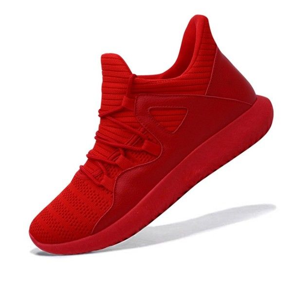 MAIERNISI JESSI Men's Lightweight Mesh Sneakers Breathable Athletic Outdoor Casual Sports Running Shoes - Red - CV1804NKAG6 - Men's Shoes, Athletic, Running  #Running #Men's #Shoes # #Athletic # #Running Red Lace-up Running Shoes For Jogging, Red Breathable Slip-on Sneakers With Round Toe, Red Mesh Sneakers For Jogging, Red Breathable Slip-on Running Shoes, Red Mesh Running Shoes With Round Toe, Red Mesh Running Shoes For Jogging, Red Slip-on Sneakers For Sports With Round Toe, Red Mesh Sneakers With Laces, Red Breathable Low-top Slip-on Sneakers