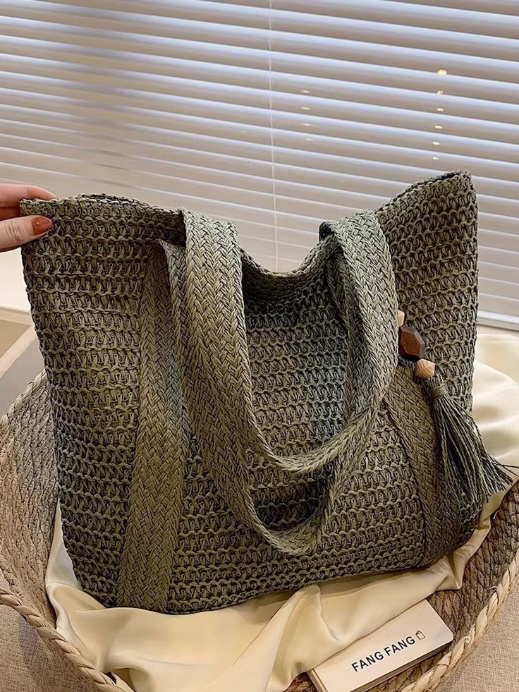 IN STOCK FAST SHIPPING FROM LOS ANGELES The Elena Handbags Straw Woven Tote is a luxurious summer staple crafted out of woven straw and reinforced with leather straps. With its spacious, zippered interior, this bag is the perfect accessory for day trips and evening events alike, offering effortless elegance wherever you go. Zipper closure Inside pocket Strap drop 10.5 inches Size: 17.5in wide opening x 15in tall Designer Style ID: 8526 Large Straw Woven Tote Bag with Leather Straps, Summer Bag, Braided Shoulder Bag For Vacation, Braided Shoulder Bag For Shopping, Vacation Braided Rectangular Bags, Rectangular Jute Shoulder Bag With Braided Details, Braided Tote Shoulder Bag For Beach Season, Braided Double Handle Shoulder Bag For Shopping, Braided Jute Shoulder Bag Rectangular, Rectangular Braided Jute Shoulder Bag, Handheld Straw Travel Bag