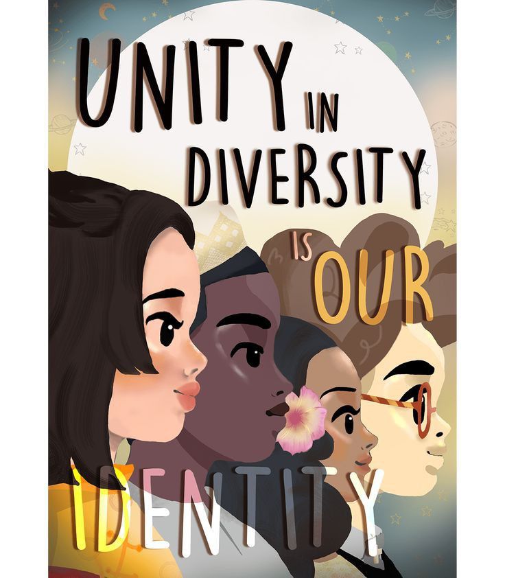 a poster with the words,'untiy in diversity is our identity '