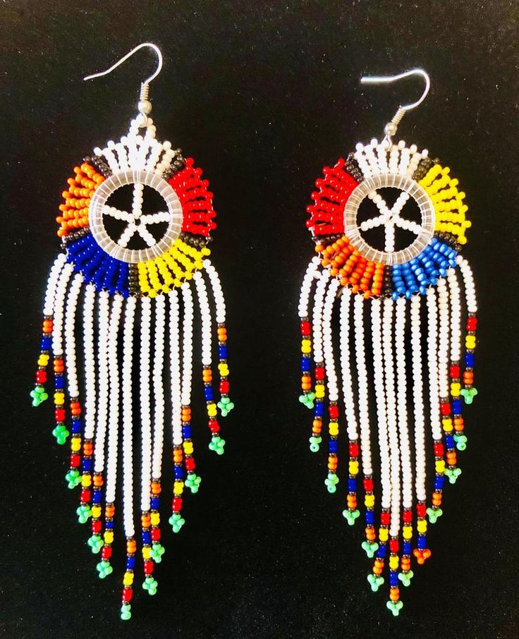 Ethnic Disc with Cascade Earrings | Etsy Handmade Multicolor Earrings For Celebration, Traditional Teardrop Chandelier Earrings With Dangling Beads, Traditional Beaded Earrings For Celebrations, Traditional Celebration Beaded Earrings With Round Beads, Multicolor Beaded Drop Earrings For Celebration, Traditional Multicolor Drop Earrings, Multicolor Beaded Earrings For Celebration, Traditional Festive Beaded Earrings With Colorful Beads, Traditional Multicolor Beaded Earrings For Festive Occasion