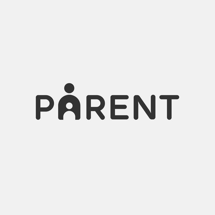 the word parent written in black on a white background