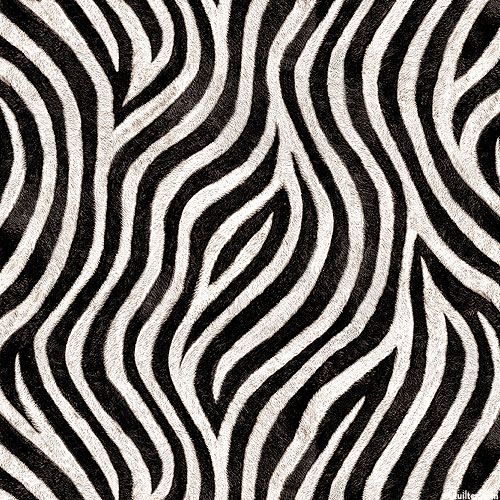 black and white zebra print fabric that is very similar to the pattern in this photo