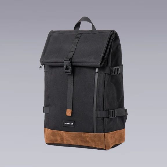 Japanese Makavelic Backpack | Clotechnow Black Backpack For Commuting, Techwear Style Nylon School Bag, Nylon Techwear School Bags, School Techwear Nylon Bags, Practical Nylon Backpack For Streetwear, Multifunctional Nylon Backpack For Streetwear, Functional Black Backpack For Everyday Use, Black Nylon Techwear Bags, Urban Waterproof Backpack For Streetwear