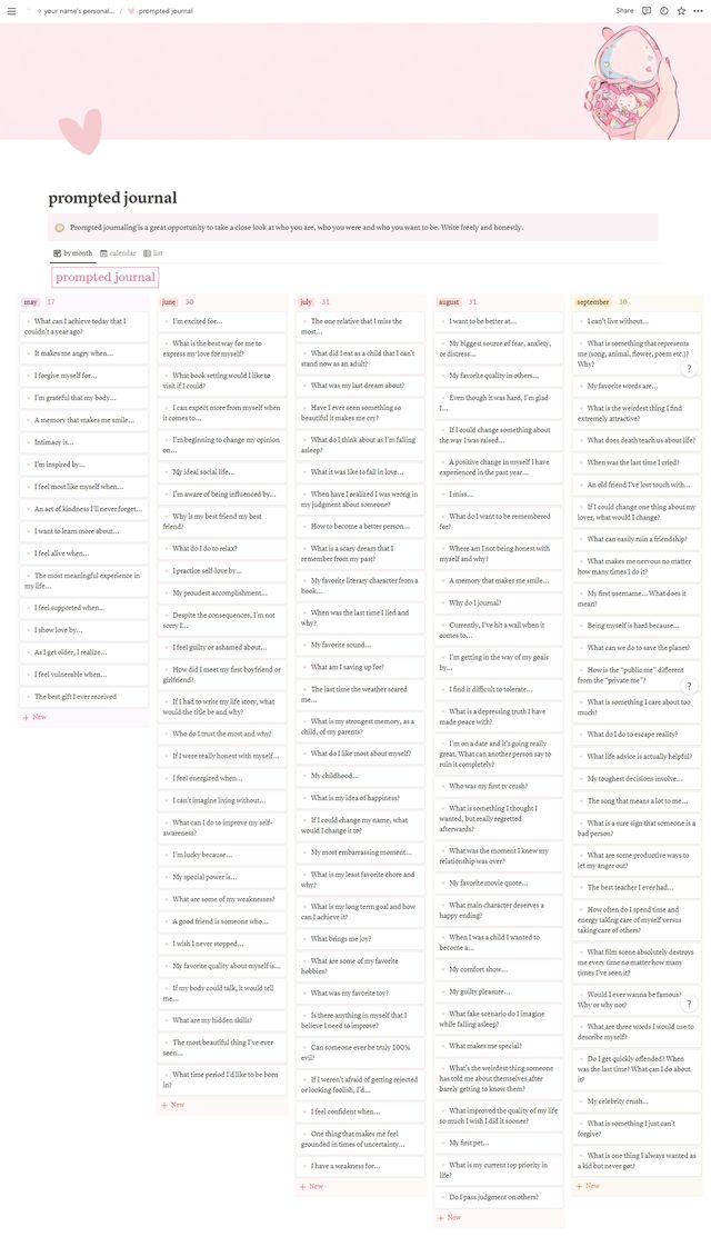 the baby shower checklist is shown in pink