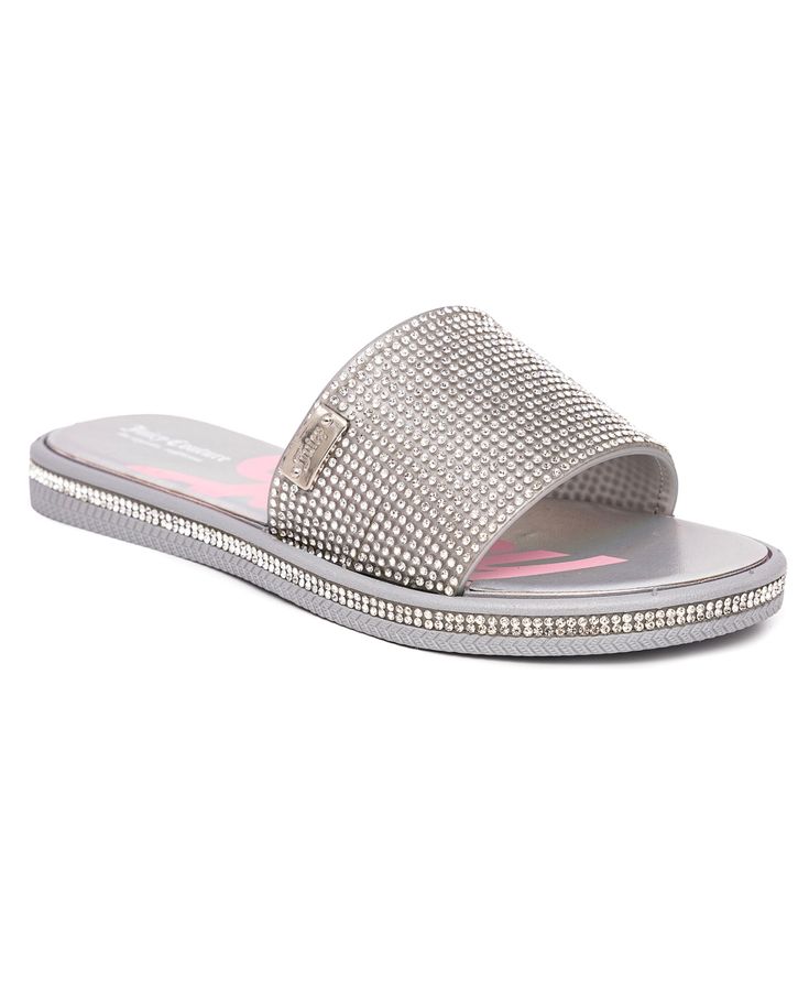 in stock Flat Sandals, Juicy Couture, Pick Up, In Store, Buy Online, Couture, Sandals, Free Shipping, Silver