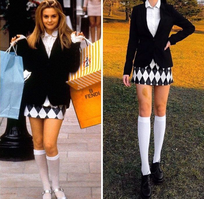 Oct 6, 2020 - 23-year-old fashion blogger Kate from Hungary dresses up in outfits inspired by fictional characters that we know and love. Including characters from the iconic TV show Friends! How To Dress Like Cher Horowitz, Cher Clueless Inspired Outfits, Cher's Outfits Clueless, Clulles Outfit, Cher Outfits Clueless Style, Clueless Inspired Outfits 90s Fashion, Pop Culture Outfits Ideas, Cher Inspired Outfits Clueless, As Seen On Tv Outfits