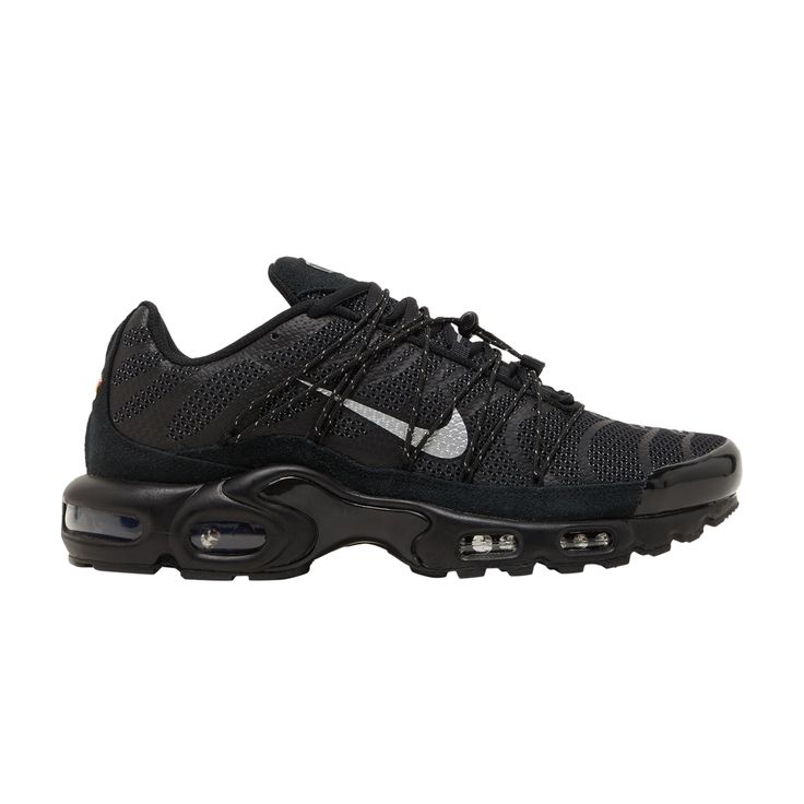 Find NIKE Air Max Plus Utility ' Metallic Silver on Editorialist. Air Max Plus Utility 'Black Metallic Silver' Custom Lace-up Sneakers With Air Cushioning For Streetwear, Nike Air Max Low-top For Outdoor, Urban Training Sneakers With Boost Midsole, Urban Sneakers With Boost Midsole For Training, Nike Running Shoes For Streetwear, Urban Sneakers With Air Max Cushioning For Outdoor, Nike Lace-up Sportswear Sneakers, Outdoor Nike Air Max Low-top With Air Cushioning, Nike Air Max With Boost Midsole For Outdoor