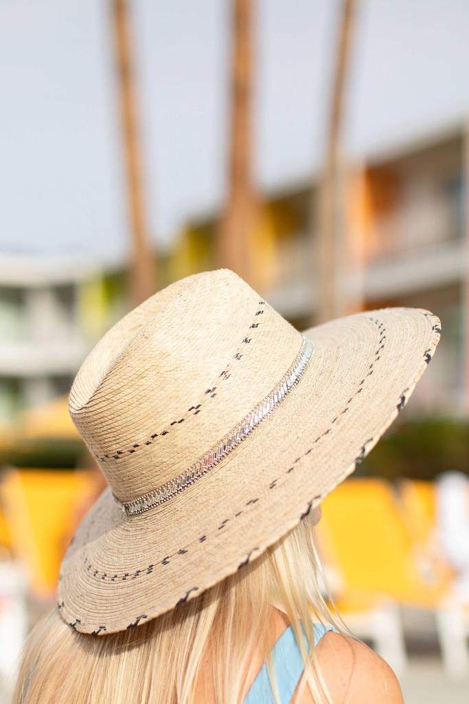 Leaf Hat, Modern Hat, Straw Sun Hat, Crystal Trim, Palm Leaf, Beach Pool, Sun Hat, Straw Hat, Summer Wear