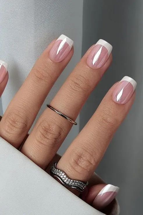 Short Square French nails, square nails, classy nails, french tip nails, classic traditional french tip Nails, blue french tip Nails, blue french tip Nail ideas, Floral Short Square French Nails, Floral Short Square French Nail art, pink square french tip Nails, milky white short square french tip Nails, classic reverse short square french tip Nails, gold short square french tip Nails, black and white french tip Nails, glazed nails French Manicure Square Nails Design, French Mani Square, French Nail Designs For Short Nails, Square French With Chrome, French Square Oval Nails, Square Milky French Nails, French Manicure Square Nails Short, Gel French Nails Short, Short Gel X French Tip