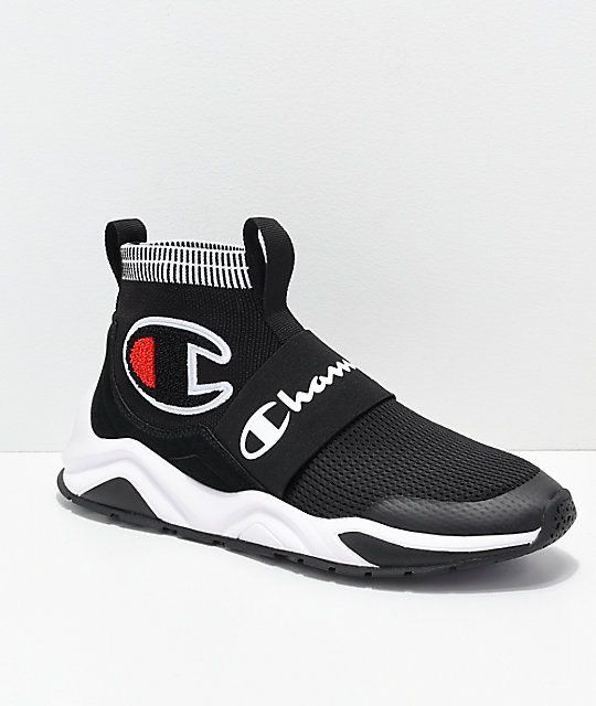 Tenis Champion, Baddie Clothing, Champion Clothing, Black White Shoes, Nike Kicks, Champion Shoes, Mens Fashion Sweaters, Black Jordans, Mens Fashion Photography