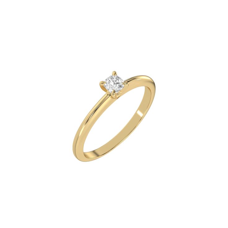 This ring features a cushion solitaire diamond elegantly secured in a four-prong setting on a solid gold band for a classic and timeless look. ✦ 𝐒𝐭𝐨𝐧𝐞 𝐃𝐞𝐭𝐚𝐢𝐥𝐬✧ Shape: Cushion Cut Diamond✧ Focal Stone Size: 0.10 CT, 0.20 CT, 0.30 CT, 0.40 CT, 0.50 CT, 0.75 CT, 1.00 CT✧ No of Diamonds: 1✧ Stone Type: Natural Diamond ✧ Diamond Clarity: SI1 (For diamond size less than 0.49 Ct), VS2 (0.50 Ct+)✧ Diamond Color: G-H✧ Diamond Certificate: Diamond Size of 1.00 Ct or higher will be IGI Certifie Classic Gold Cushion Cut Diamond Ring, Classic Yellow Gold Diamond Ring, Classic Cushion Cut Yellow Gold Wedding Ring, Classic Yellow Gold Cushion Cut Diamond Ring, Classic Cushion Cut Yellow Gold Diamond Ring, Classic Rings With Vvs Clarity And Cushion Cut, Yellow Gold Solitaire Diamond Ring, Cushion Cut, Classic Cushion Cut Rings With Vvs Clarity, Elegant Cushion Cut Diamond Ring In Yellow Gold