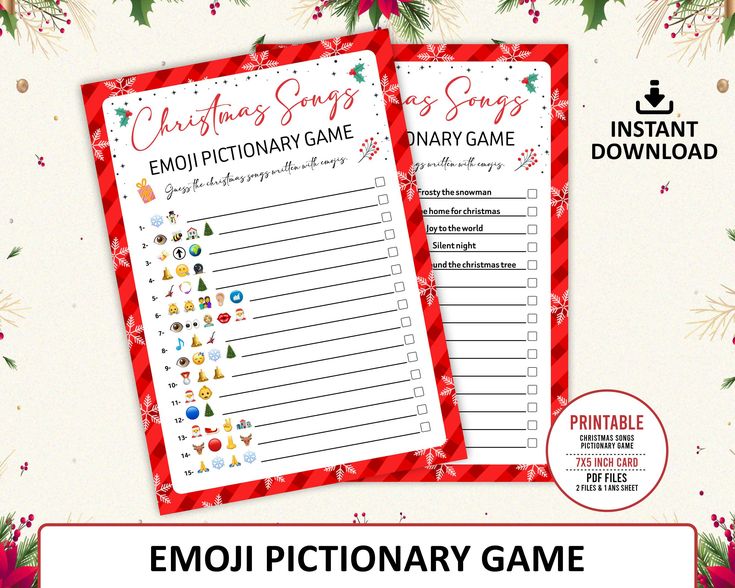 two printable christmas song worksheets with the words emolitionary game