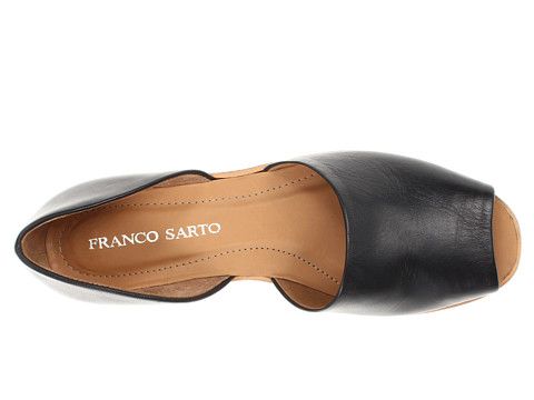 venezia flats. Shoe Fits, Gorgeous Shoes, Franco Sarto, Dream Wardrobe, A Smile, Heeled Mules, Mule Shoe, Fashion Beauty, Black Leather