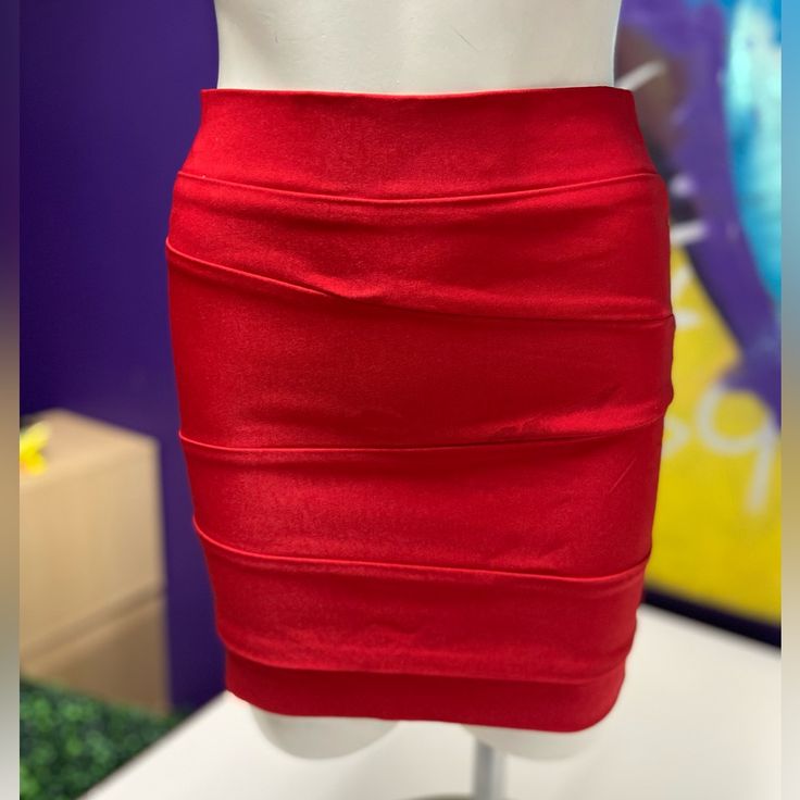 Nwt Women’s Mini Skirt By Poof Apparrel, Stylish And Classy Skirt Red Stretch Pencil Skirt For Party, Red Mini Pencil Skirt For Party, Red High-waisted Skirt For Night Out, High Waist Red Party Skort, Solid Color Tiered Mini Skirt For Party, High Waist Red Skirt For Night Out, Party Tiered Mini Skirt In Solid Color, Party Solid Color Tiered Mini Skirt, Red Skirt For Night Out