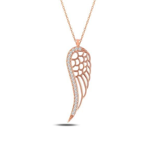 "Dainty angel wing necklace beautiful intricate details This is a beautiful gift for someone who lost someone special or in memory of someone .925 sterling silver and CZ Available in rose gold plate and gold plated sterling silver Charm size: 1.25\" Chain length: 16\"" Silver Angel Wings, Angel Wing Necklace, Wing Necklace, Necklaces, Sterling Silver Charm, Gold Plated Sterling Silver, Silver Charms, Rose Gold Plates, Gold Necklace