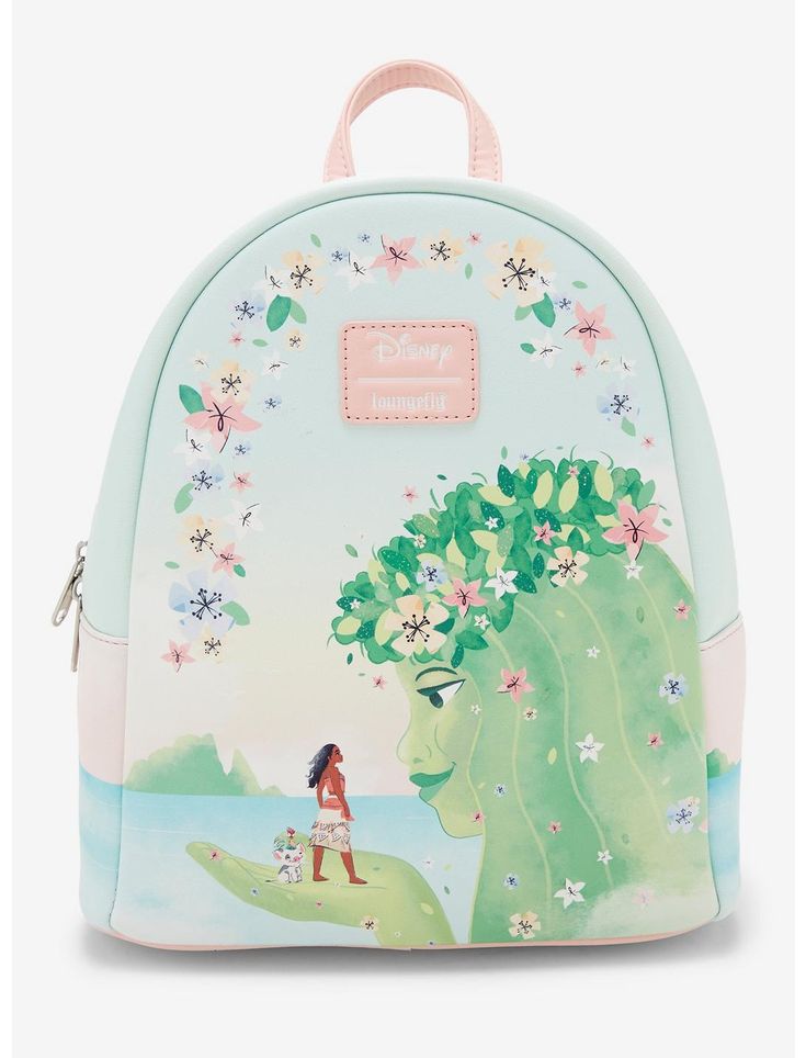 Loungefly Disney Moana Te Fiti Mini Backpack | Hot Topic Cute Disney Stuff, Moana Loungefly, Moana Te Fiti, Moana Halloween Costume, Loungefly Purse, Te Fiti, Disney Backpack, Backpack Purses, Disney Fits