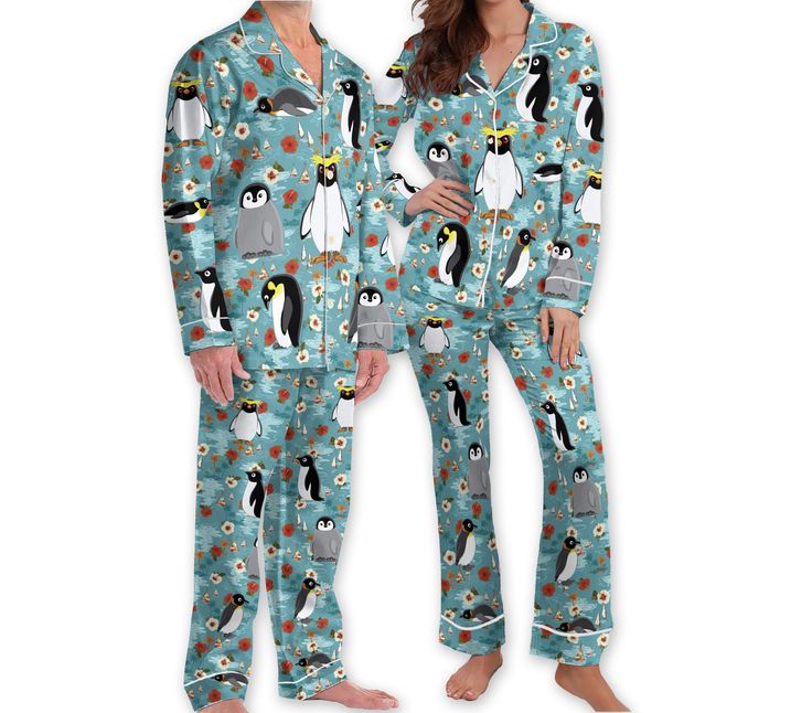 ⚠️PLEASE NOTE THAT THERE ARE TWO POCKETS IN THE PAJAMAS FOR WOMEN SET, AND A POCKET ON THE LEFT CHEST FOR THE PAJAMAS FOR MEN SET (Please swipe to the left to see the image more clearly) ✨ Experience Ultimate Comfort and Style with Our Pajama Set for All ✨ Indulge in ultimate comfort with our pajama sets, uniquely designed for both men and women. Each set is a harmonious blend of style and coziness, perfect for unwinding after a hectic day, lounging at home, or relishing a peaceful night's sleep Winter Sleepwear Sets In Relaxed Fit, Printed Long Sleeve Sleepwear For Home, Printed Sets With Relaxed Fit For Lounging, Blue Printed Sleepwear For Lounging, Printed Relaxed Fit Sleepwear For Sleepover, Printed Relaxed Fit Sleepwear, Family Matching Long Sleeve Sleepwear For Pajama Party, Blue Printed Sleepwear For Home, Relaxed Fit Printed Sets For Sleepover