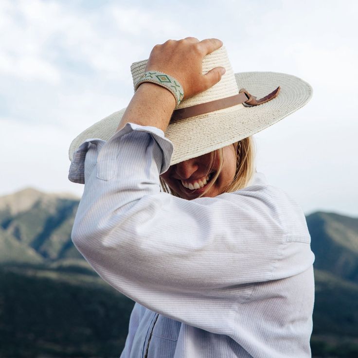 Sunbody Hat – Ranchlands Mercantile Western Palm Leaf Hat With Curved Brim, Western Style Palm Leaf Straw Hat With Flat Brim, Western Wide Brim Panama Hat In Palm Leaf, Western Panama Hat With Flat Brim, Western Style Wide Brim Panama Hat In Palm Leaf, Western Palm Leaf Fedora Hat, Flat Brim Toquilla Straw Sun Hat For Country Events, Curved Brim Toquilla Straw Sun Hat For Country Events, Handwoven Natural Sun Hat For Rodeo