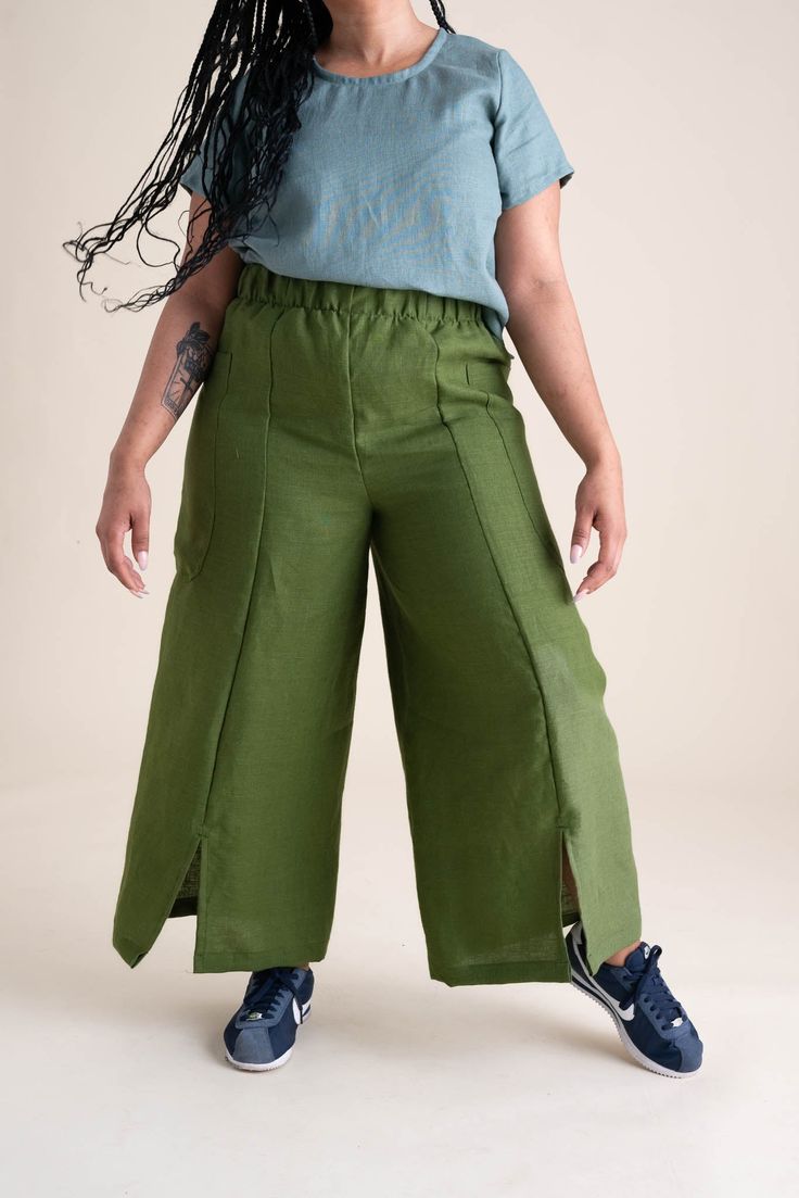 Born from the desire to eliminate waste in our production. Our Zero Waste Pant design allows for a pocket to be nested into the pant leg pattern pieces. Made from 100% linen that feels softer with washing. Jumpsuit And Cardigan, Pant Design, Pattern Pieces, Pants Design, Skirt Leggings, Cotton Fleece, Cardigan Tops, Sustainable Clothing, Cardigan Jacket