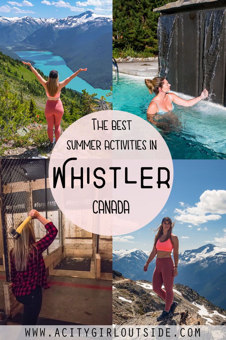 the best summer activities in whistle canada