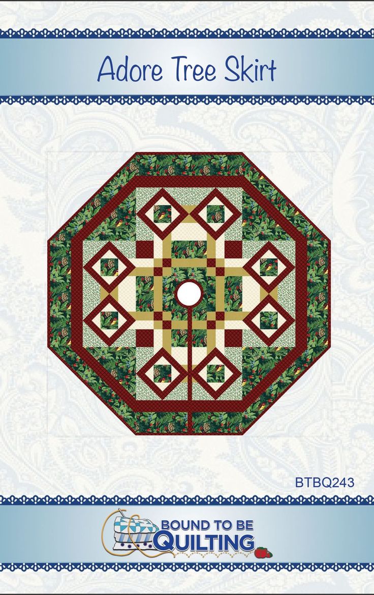 the front cover of a quilt book with an image of a circular design on it