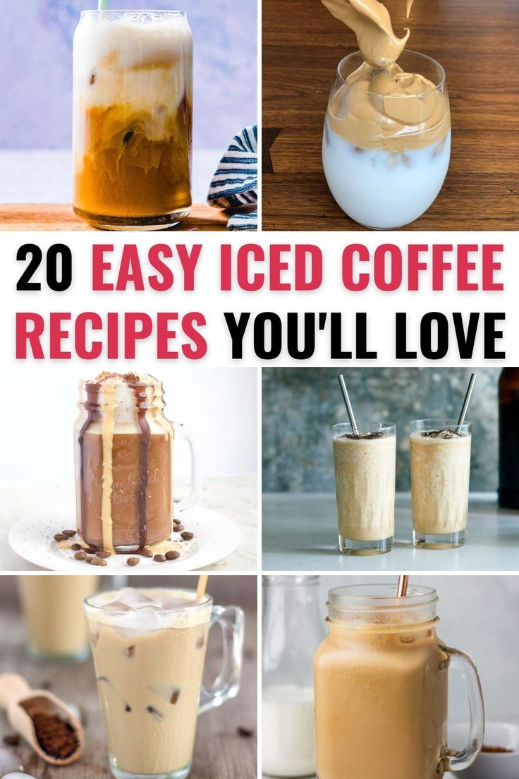 the top 20 easy iced coffee recipes you'll love