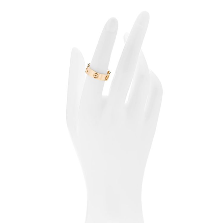 This is an authentic CARTIER 18K Yellow Gold 5.5mm LOVE Ring size 53 or 6.5. The ring is crafted of 18 karat yellow gold and features the engraved LOVE screw symbol motifs throughout the band. The Band, Love Ring, The Ring, Cartier, Screw, Ring Size, Yellow Gold, Band, Ring