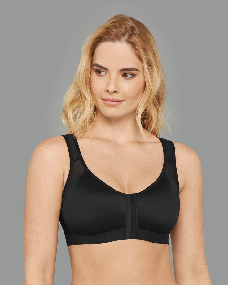 Doctor-Recommended Post-Surgical Wireless Bra with Front Closure | Leonisa Supportive Full Coverage Nursing Bra With Medium Bust Support, Supportive Full Coverage Bra With Medium Bust Support, Supportive Full Coverage Bra, Supportive Full Coverage Sports Bra, Full Coverage Sports Bra With Medium Bust Support, Medium Support Full Coverage Bra, Supportive Full Coverage Bra With Light Support, Post Surgical Bra, Breast Reconstruction