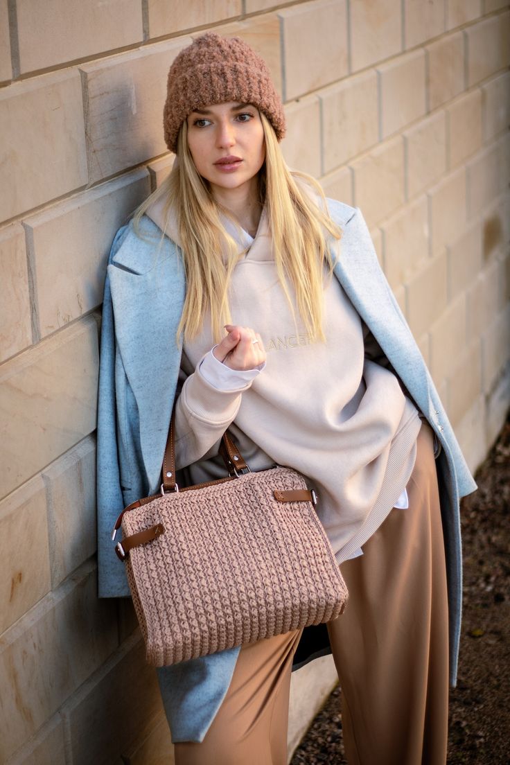 Discover timeless elegance with our 'Megan' Beige Tote Bag - a beautifully handcrafted accessory that exudes style and functionality. Customizable to suit your preferences, this satchel bag boasts high-quality craftsmanship and versatile design. The 'Megan' tote features a spacious interior, perfect for accommodating your daily essentials, while the durable yet chic beige exterior complements any outfit effortlessly. Crafted with attention to detail, it offers a blend of fashion and practicality Luxury Beige Crochet Tote Bag, Luxury Beige Crochet Bag With Top Handle, Luxury Crochet Travel Bag With Detachable Handle, Elegant Natural Satchel With Detachable Strap, Luxury Crochet Tote Bag With Leather Handles, Elegant Crochet Bag With Leather Handles In Natural Color, Chic Crochet Bag With Detachable Handle For Travel, Luxury Satchel With Braided Handles For Travel, Elegant Natural Crochet Bag With Leather Handles