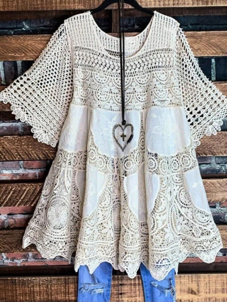 Sheer Embroidered Top, 50th Clothing, Women White Blouse, Crochet Tunic, Plus Size Boutique, Shirts Women Fashion, Lace Tunic, Plus Size Fits, Loose Tops