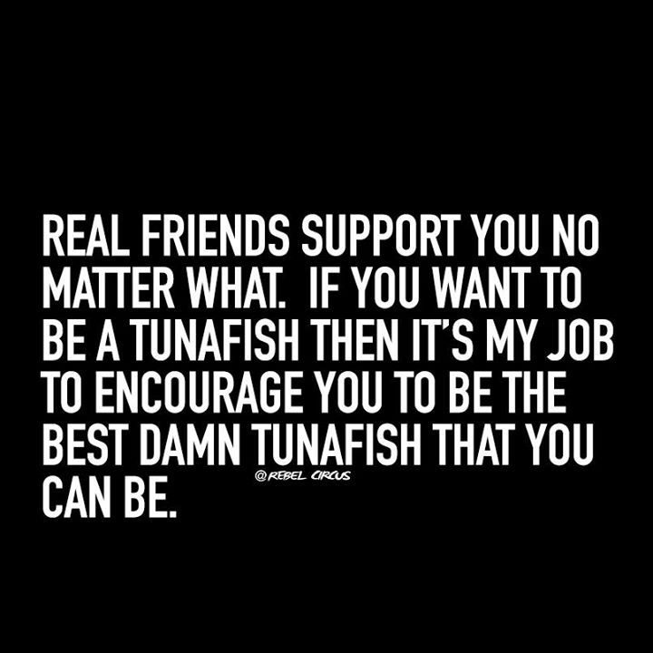 a black and white photo with the words real friends support you no matter what if you want