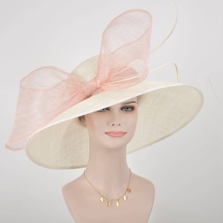 ". 100% Sinamay, light and comfortable *Wide brim measure Appr 6.5\" brim *The crown is decorated with feather flower. Very beautiful!! *Head girth is 22\"-23.22\",adjustable string inside can give you the best fit. *Great for Kentucky Derby, Church, Wedding, Tea Party or other special event . If you want to use different colors feathers tell me the color you need, I will change for you. 💃1. All hats will be sent from Rockville, MD, 20850, using FedEx Ground (1- 5 business days if the shipping White Panama Hat For Spring Formal Events, Fitted White Fedora For Kentucky Derby, White Fitted Fedora For Kentucky Derby, Elegant White Fedora With Flat Brim, Elegant White Adjustable Fedora, Elegant White Flat Brim Fedora, Elegant White Fedora With Short Brim, White Panama Hat For Kentucky Derby Formal, White Panama Hat For Kentucky Derby