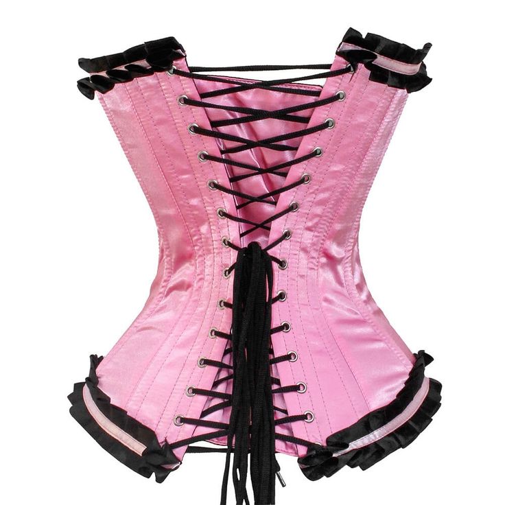 This Hot Pink Over Bust Satin Steel Boned Corset is an optimal choice for waist compression, body contouring, and restrictive lacing. The satin material is celebrated for its luxurious feel, polished finish, and sleek texture. Boasting a dazzling and lustrous exterior, this corset is sure to stand out. This corset provides excellent spinal support for the lower, middle, and lumbar regions of the back. Additionally, wearing it regularly in the workplace can enhance posture. Hot Pink corset top Fe Hot Pink Corset Top, Hot Pink Corset, Pink Corset Top, Black Leather Corset, Pink Corset, Steel Boned Corsets, Cord Lace, Lace Tights, Overbust Corset