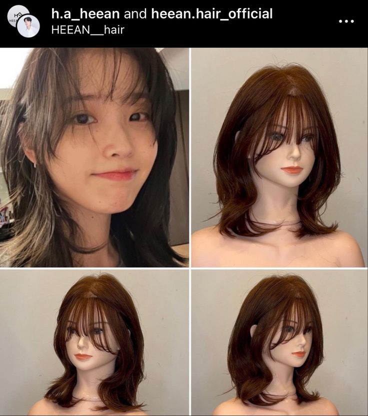 Hush Cut Hair Short, Short Hair Korea, Bob Pendek, Hush Cut, Dark Green Hair, Haircut Inspo, Korean Hair Color, Selfie Pose, Easy Hairstyles For Thick Hair