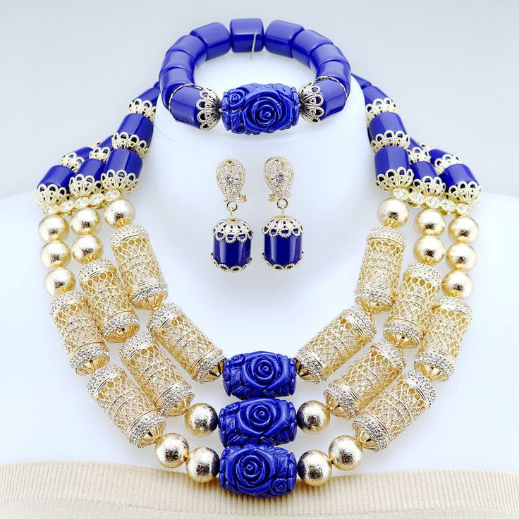 This is for high quality handmade African wedding jewelry l,it takes 1-2 days for the production Wedding Round Alloy Necklace, Party Jewelry Beaded Alloy, Party Jewelry With Beaded Alloy, Party Beaded Alloy Jewelry, Elegant Blue Alloy Jewelry Sets, Alloy Costume Jewelry Necklaces For Wedding, Wedding Alloy Necklace With Jewels, Elegant Metal Beaded Necklaces For Wedding, Party Gold Plated Beaded Jewelry