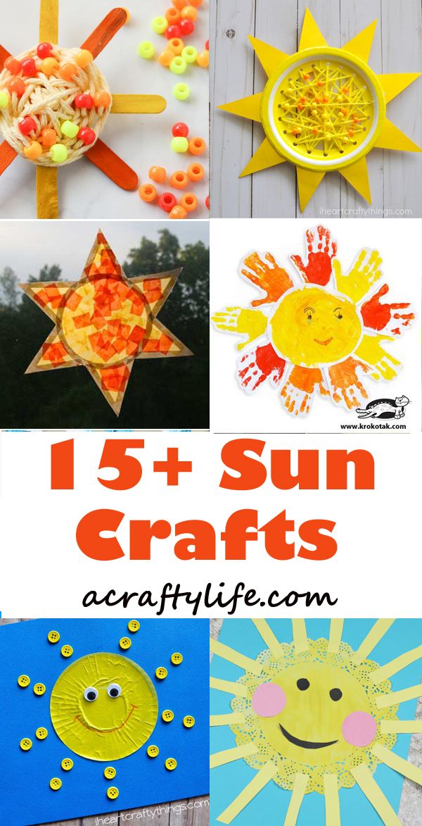 sun crafts for kids that are fun and easy to make