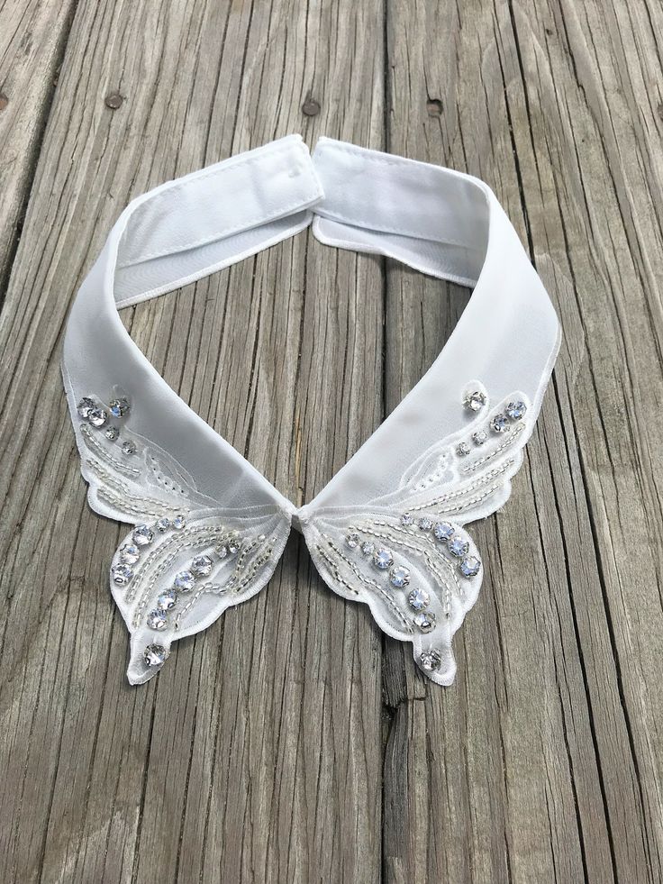 False Collar, Embellished Collar, Fake Collar, Fashion Beads, Collar Designs, Fantasy Clothing, Shirt Collar, Stylish Dresses, Elegant Fashion