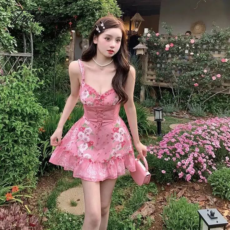 42020055121967|42020055154735|42020055187503|42020055220271 Feminine Pink Floral Dress For Garden Party, Pink Floral Dress For Summer Garden Party, Cute Ruffled Floral Dress For Party, Feminine Pink Floral Dress For Summer, Cute Floral Ruffled Dress For Party, Pink Rose Print Floral Dress For Summer, Pink Floral Dress With Rose Print For Garden Party, Pink Floral Dress For Summer Party, Cute Pink Sleeveless Mini Dress