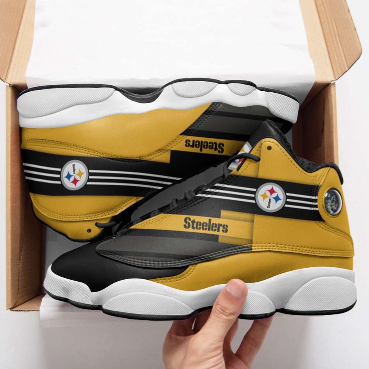 Pittsburgh Steelers Air Jordan 13 Sneakers, Best Gift For Men And Women Anime Sneakers, Linen Interior, Jordan 13, Best Gifts For Men, Pittsburgh Steelers, Gift For Men, Best Gift, Mesh Fabric, Sneaker Boots