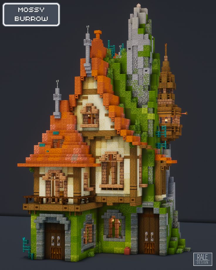 an image of a house made out of legos and paper machches with the words mossy europe on it