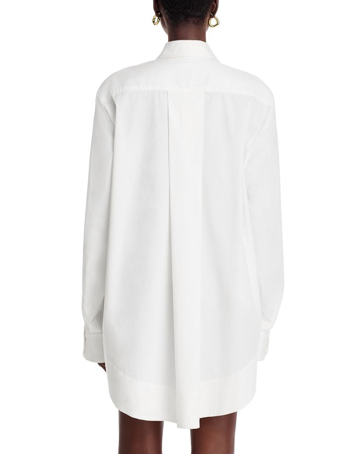 Find A.L.C. A. L.c. Fallen Cotton Blend Shirt Dress on Editorialist. A.l.c. Fallen Cotton Blend Shirt Dress.Color:White.Size:XS.Material:96% cotton/4% elastane.Dresses. Chic White Blouse With Concealed Placket, White Blouse With Concealed Placket For Spring, Elegant Shirt Dress With Shirttail Hem For Work, Elegant Shirt Dress With Relaxed Fit And Shirttail Hem, Elegant Shirttail Hem Shirt Dress With Relaxed Fit, Elegant Shirt Dress With Shirttail Hem And Relaxed Fit, Elegant Shirt Dress With Shirttail Hem And Placket, Elegant Shirt Dress With Relaxed Fit And Spread Collar, White Shirt Dress With Shirttail Hem For Work