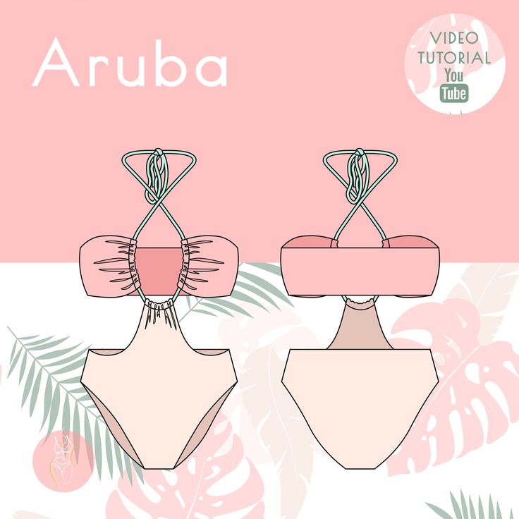 The Aruba pattern is a criss cross bandeau monokini that features a high cut leg. This style has full coverage in the back.  If you are petite or tall, please note there is a lengthen/shorten line included in the pattern with easy and detailed instructions.  Video tutorial available on Youtube: https://youtu.be/maQwzt8chic Please note that this is a DIGITAL product, available for instant download after purchase. PDF Formats: Standard letter 8.5" x 11" and A4 files provided. Pattern available in sizes: XS-XXL Seam allowance included in pattern. If you have a small business, you are allowed to sell finished products made from the patterns. For further inquiries, send us a DM. Happy Sewing! :) Diy Swimwear, Pattern Swimsuit, Bathing Suit Patterns, Swimsuit Pattern, Pattern Drafting, Womens Bathing Suits, Jewelry Making Tutorials, Make Design, Sewing Patterns Free